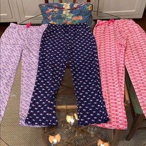 3 pairs of vineyard vine pajama shorts size M kids